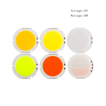 Множество цветове за осветление LED чип 50W 12V висока яркост COB LED матрица чип модул DIY дизайн за домашна вътрешна атмосфера светлина
