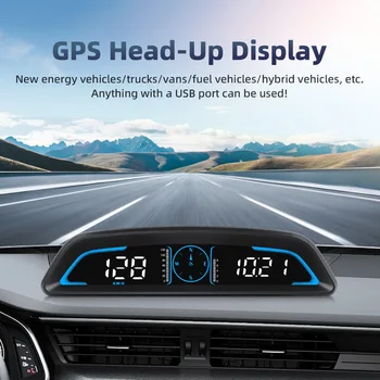 G3 GPS за HUD цифров скоростомер кола Smart Digital Head Up дисплей скорост часовник шофиране време шофиране разстояние Alitutde дисплей