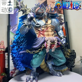 Kaidou One Piece фигури Четирима императори Kaidou черни екшън фигури перлен дракон аниме PVC статуя модел колекция кукла подарък
