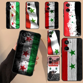 Сирия Калъф за сирийски флаг за Realme 11 10 8 9 Pro Plus GT Neo 5 2T 3T C11 C15 C25s C21Y C30 C31 C33 C35 C53 C55