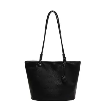 Дамска раница PU мека кожа ретро рамо чанта голям капацитет голяма пазарска чанта женски мода кофа чанта чанти