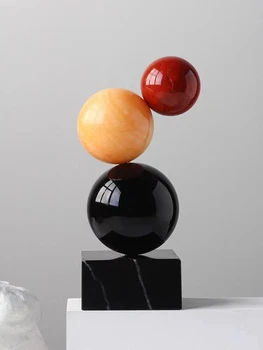 Стая декор модерен лукс геометрия топка абстрактна декорация скулптура изкуство модел дома декор интериор бюро аксесоари подаръци