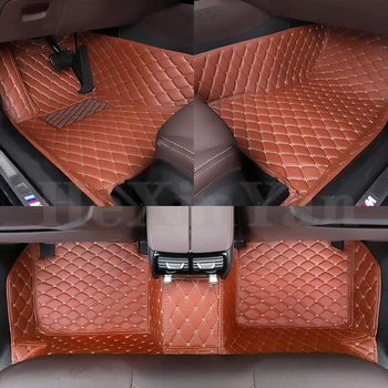 Персонализирани стелки за кола за Lincoln Navigator 2016 2017 всички модел авто килим килим footbridge аксесоари стайлинг интериорни части
