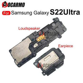 Горна слушалка слушалка ухо високоговорител долен високоговорител Flex кабел за Samsung Galaxy S22 Ultra S22U ремонт част