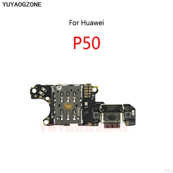 SIM карта слот USB зареждане док конектор зареждане порт гнездо гнездо жак Flex кабел за Huawei P50 5G