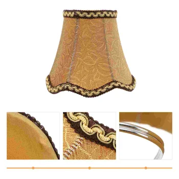 Torchiere лампа сянка замяна плат абажур пръчки притежателя декоративен капак