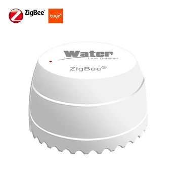 ZIGBEE Детектор за изтичане на вода Интелигентен домашен сензор за наводнение на водата TUYA APP Уведомление