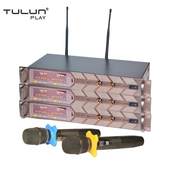 Tulun Play PT-128 UHF конференция Начало KTV караоке безжичен микрофон
