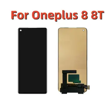За Oneplus 8 8T висококачествен LCD дисплей сензорен екран дигитайзер резервни части OnePlus 8 LCD 6.55