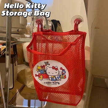 Sanrio Hello Kitty чанти за съхранение карикатура Kt котка Sundries висящи стена торбичка момичета общежитие дома организатор чанта подарък