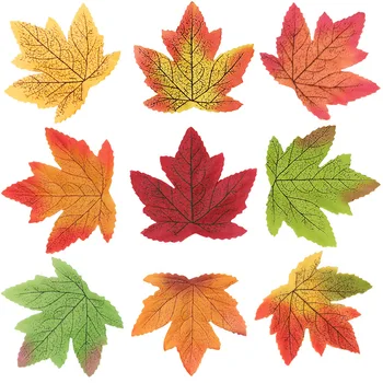 Симулирани фото подпори от кленов лист, изкуствени Wutong Cheer, Фестивал на есенната реколта, Честит Хелоуин, Декор на партито на благодарността