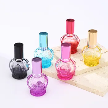 12ML Стъклена бутилка за парфюм Преносима козметична проба Дозиране на празна спрей бутилка Travel Contanier