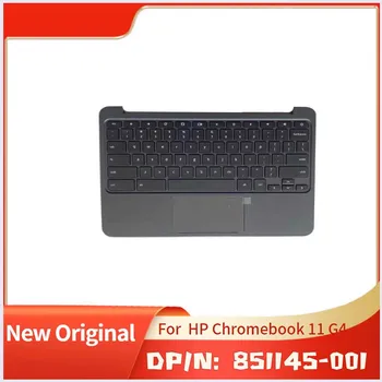 851145-001 Черен чисто нов и оригинален горен капак с клавиатура с тъчпад за HP Chromebook 11 G4