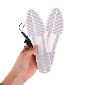 Зима 12V отопляема стелка за крака Електрически нагревателни подложки Далечен инфрачервен нагревателен елемент Открит спорт DIY аксесоари за обувки