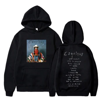 Becky G Esquinas Album Hoodie 2023 World Tour Merch Long Sleeve Streetwear Men Women Hooded Sweatshirt Fashion Clothes
