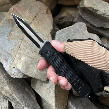 Micro OTF Tech Knife EDC инструменти Открит Troo серия 440 стоманено острие цинково-алуминиева сплав дръжка самозащита джобен нож