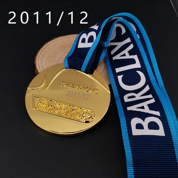 стар стил 2011-2012 Premier Lge Man City Championship Footba Soccer Medal The Football Champion Medal Fan Souvenirs