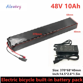 Aleaivy 48V 13S3P 10Ah 500W литиево-йонна батерия, подходяща за 48V електрически велосипед с 20A BMS вградена литиева батерия