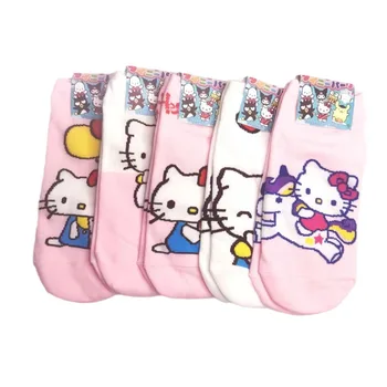 2024 Нови детски чорапи за момичета Сладки ежедневни чорапи Карикатура Анимация Начало Чорапи Сладка котка Японски сериал момиче xnxx