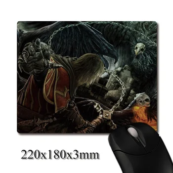 Devil Battle Сцена на Castlevania отпечатани Тежко тъкане против хлъзгане гумена подложка офис подложка за мишка Подложка за подложка за увеселителен парк 220x180x3mm