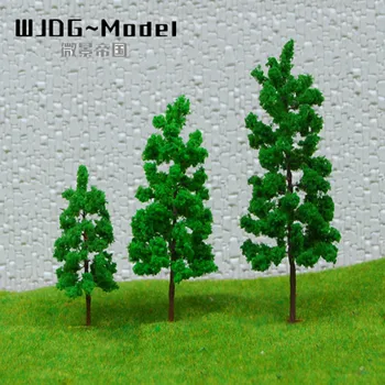 10 бр. Височината на занаятчийското моделно дърво е около 6cm/8cm/10cm minatures DIY ръчни материали за модели Миниатюрен пейзаж