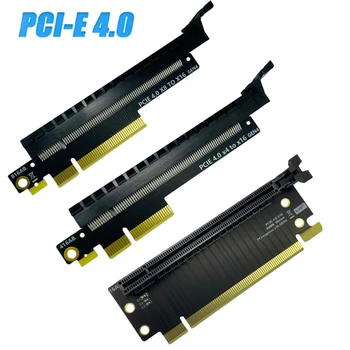 PCIe PCI-E 4.0 x4 x8 до x16 конектор графична карта GPU защита адаптер PCI Express x16 Gen4 конвертор адаптер PCB платка 40mm