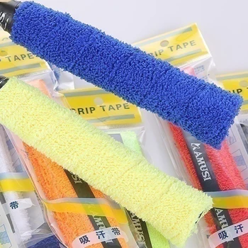 Бадминтон ракета кърпа дръжки удебелени нехлъзгащи sweatband за спорт тенис ракета риболовен прът прашка overgrip капак