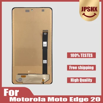 Incell за Motorola Moto Edge 20 LCD дисплей Touch Digitizer събрание замяна за MOTO Edge 20 Pro XT2201-2 LCD дисплей