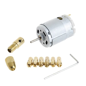 Mini Mirco Electric PCB Motor Drill Press Drilling Bits Tool Twist Drill 12V