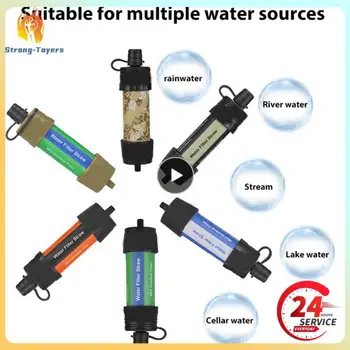 1PCS къмпинг мини оцеляване вода филтър слама преносим Osmose Waterfilter система спорт открит Wasser филтър
