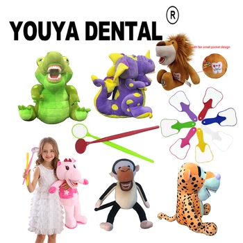 Стоматологично обучение Четкане Плюшени играчки с четка за зъби за деца Учене Четкане Образователно преподаване Изучаване на кукли