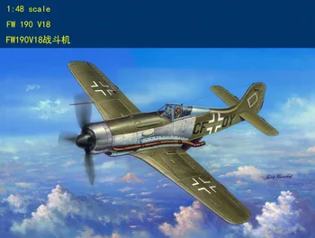 Hobbyboss 81747 1/48 Focke-Wulf Fw190 V18-мащабен модел комплект