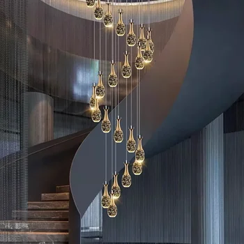 Nordic home décor трапезария Висяща лампа светлини вътрешно осветление кристална лампа висяща светлина полилей лампи за хол