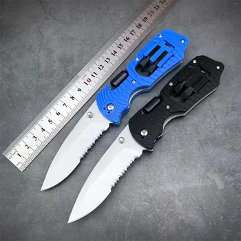 Сгъваем нож G10 Дръжка джобен нож за открит къмпинг лов EDC инструмент Faca Tática de Sobrevivência Нож с фиксирано острие2024