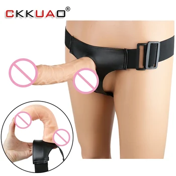 CKKUAO каишка на вибратор бикини носими кухи пенис удължи ръкав колан с пенис колан с вибратор панталони колан колан за мъж секс играчки за жена