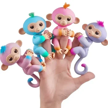 Fingerlings Monkey Action Figure Fingertip Monkey Electronic Pets Smart Pet Models Interactive Toys Friends Gifts Good Toys