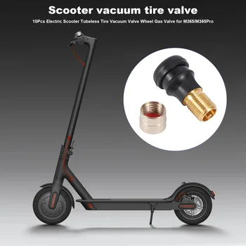 10Pcs електрически скутер безкамерна гума вакуумен клапан колело газ клапан за Xiaomi M365 електрически скутер аксесоари