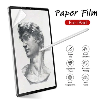Matte Like Paper Film Screen Protector за Apple iPad Pro 12.9 11 12 9 10-то поколение Air 5 4 Mini 6 9 7th 8th 10.2 Аксесоари