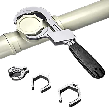 1Set универсален двустранен ключ, гаечен ключ, гаечен ключ за разглобяване и монтаж на санитарен фаянс, тръбни
