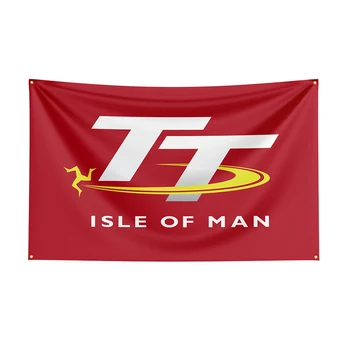 3x5 TT флаг полиестер отпечатани състезателни мотоциклет банер за декор 1