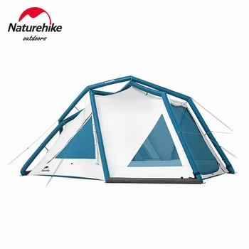 Naturehike Air 7.3 Надуваема палатка 1-2 души Самоподдържаща се лека къмпинг палатка 30D Силиций със сребърно покритие за плажен туризъм