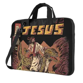лаптоп чанта ръкав Джурасик Исус бележник торбичка Исус преносим 13 14 15 смешно компютър чанта за Macbook Air Acer Dell