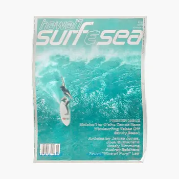 Vintage Surfer Magazine Cover Poster Decor Mural Vintage Funny Wall Decoration Modern Art Home Picture Room Painting No Frame