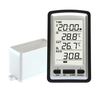 Цифров термометър рекордер електронен будилник маса нов дропшип