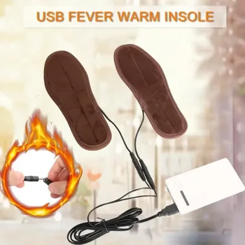 Открит чорап отопляем зимен мат по-топъл електрически отопление затопляне топли стелки крак обувки крака подложка спорт