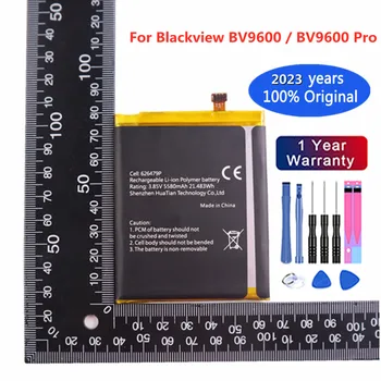 2023 Автентичен нов BV 9600 5580mAh телефон батерия за Blackview BV9600 / BV9600 Pro BV9600Pro 626479P смартфон оригинални батерии