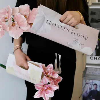 Букет цвете амбалажна хартия за Деня на жената пакет 12