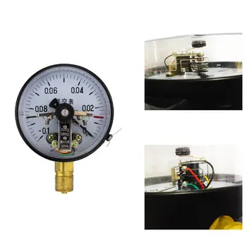  Високопроизводителен контролер за налягане на вакуумния манометър YXC-100 Електрически контактен манометър Качествен материал, направен издръжлив