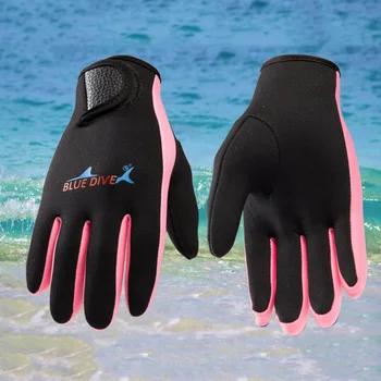 3mm Неопренови ръкавици за гмуркане Мъже Жени Ръкавици за плуване без хлъзгане Ръкавици за топъл неопренов костюм за каяк сърф Гмуркане с шнорхел