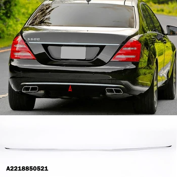 a 2218850521 За Mercedes Benz S Klass Class W221 S600L 2010-2012 година Задна броня хром тапицерия хром стайлинг аксесоари